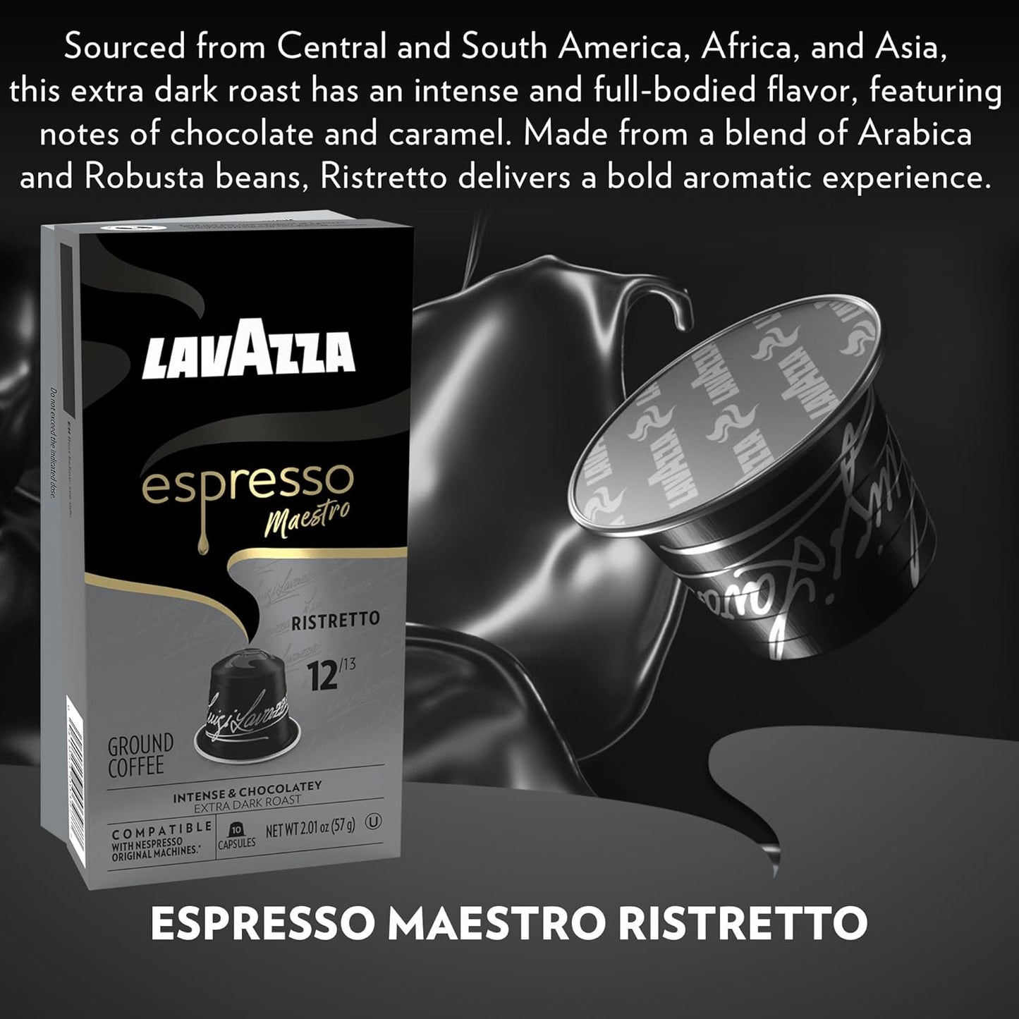 aromatic notes of chocolate and caramel