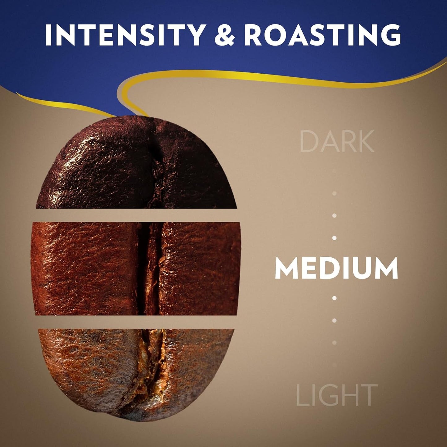 aromatic profile of hazelnut and brown sugar in the super crema variant