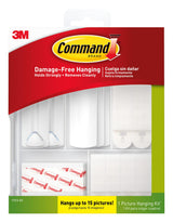 Command Picture Hanging Kit – Damage-Free Gallery Wall Solution for Living Room and Hallway Decor