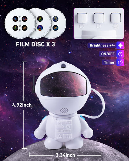 AstroLume Star Projector Birthday Gift for Mom and Women – 12 Space Scenes for Relaxing Bedroom Ambiance and Holiday Gifting