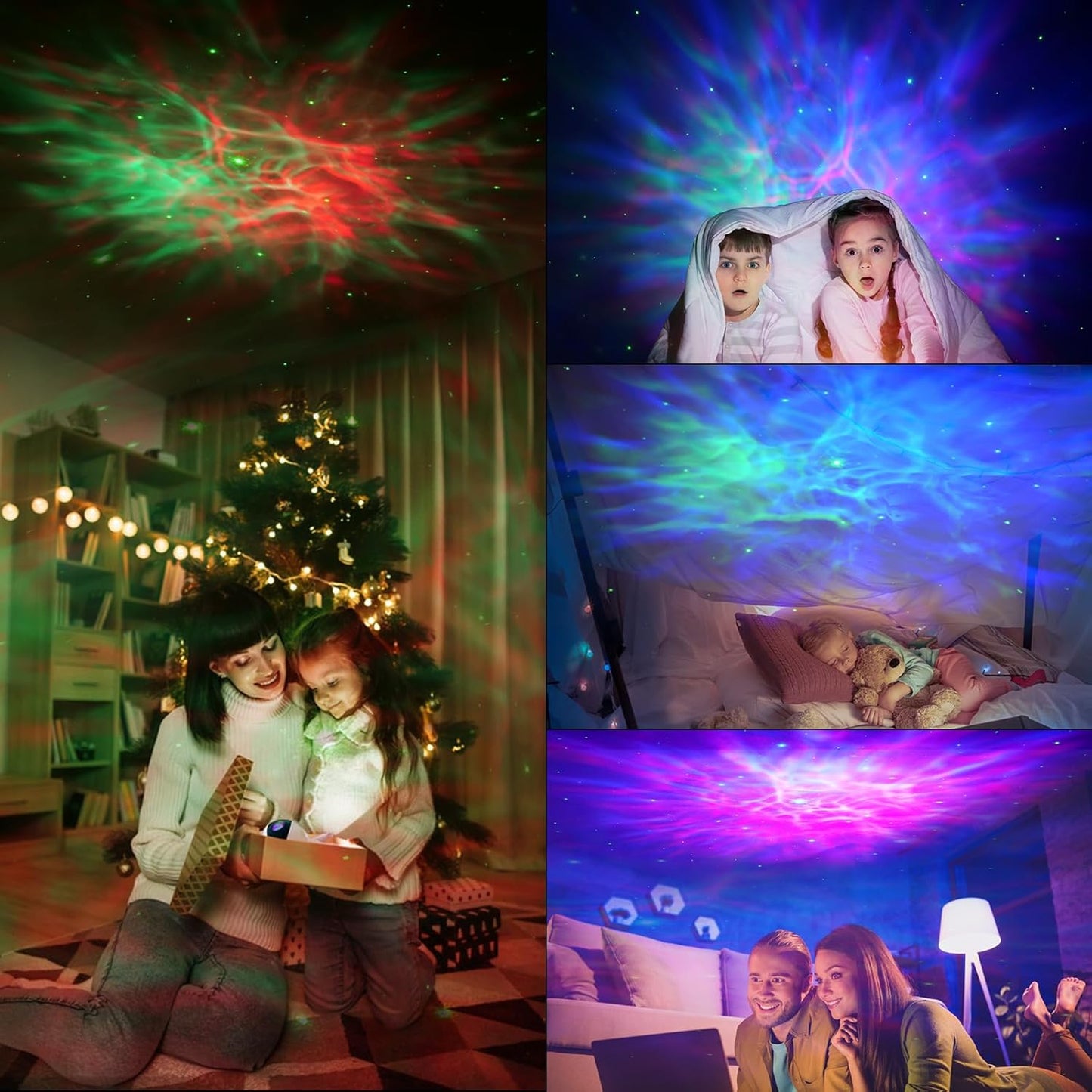 Astronaut Star Projector – Romantic Valentine's Day Gift for Couples, Nebula Night Light with Remote