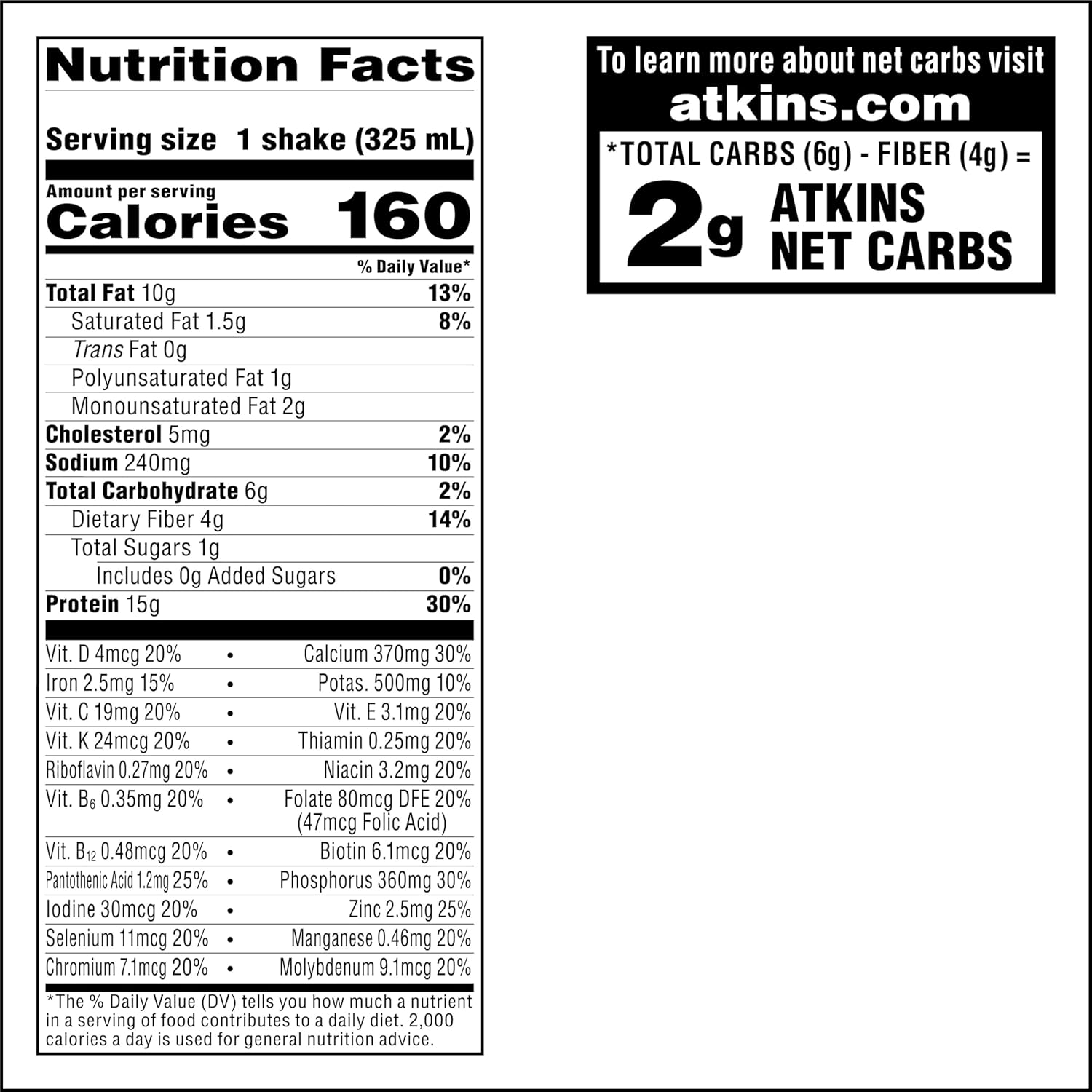 Atkins Creamy Chocolate Coconut Protein Shake – Mindful Keto Snack for Self-Care Sundays, 2g Net Carbs