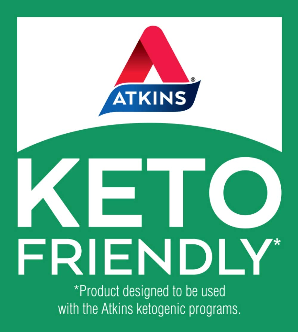 Atkins Endulge Caramel Nut Chew Bar – Mindful Evening Snack for Keto Dieters, 1g Sugar Dessert Bar