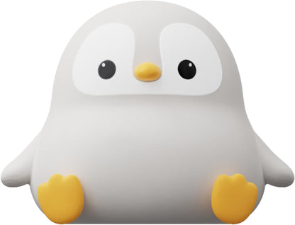 ATSUI Penguin Night Light – Cute Silicone Animal Lamp for Bedroom Decor, Warm Ambient Glow and Quirky Style
