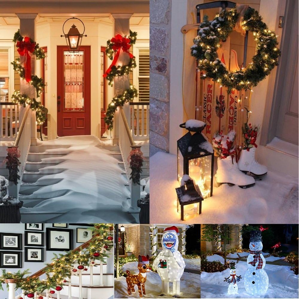 Aurora Glow LED Fairy Lights – Bedroom Aesthetic Lighting, 6H Timer Warm White 18ft
