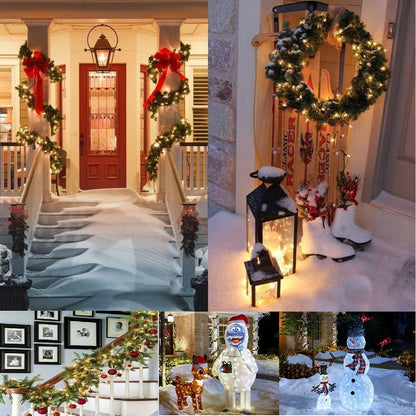 Aurora Glow LED Fairy Lights – Bedroom Aesthetic Lighting, 6H Timer Warm White 18ft