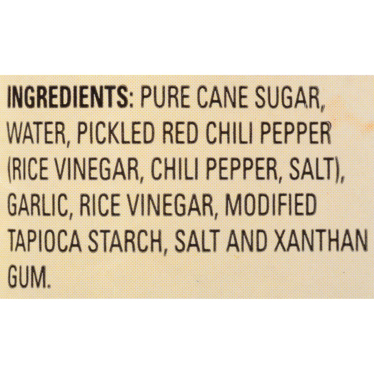 authentic thai sweet red chili formulation with mild spice