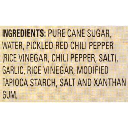authentic thai sweet red chili formulation with mild spice