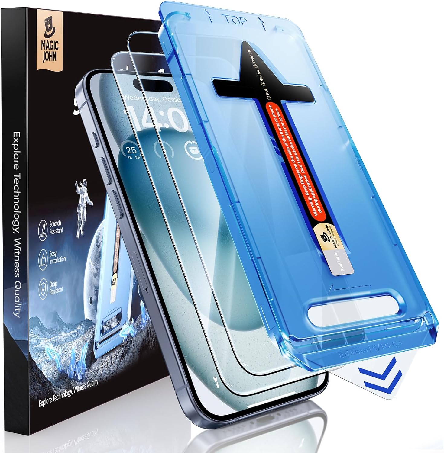 auto dust-elimination alignment tray (cover-and-pull installation)
