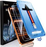 MAGIC JOHN 2 Pack iPhone 17 Pro Max Tempered Glass Screen Protector 6.9 inch, Auto Dust-Elimination Bubble Free HD Clear Easy Install for Safer First Day Use
