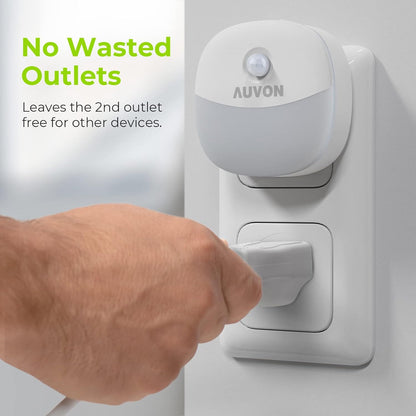 AUVON Night Light 4 Pack – Thoughtful Housewarming Gift for New Homeowners and First Apartment Renters