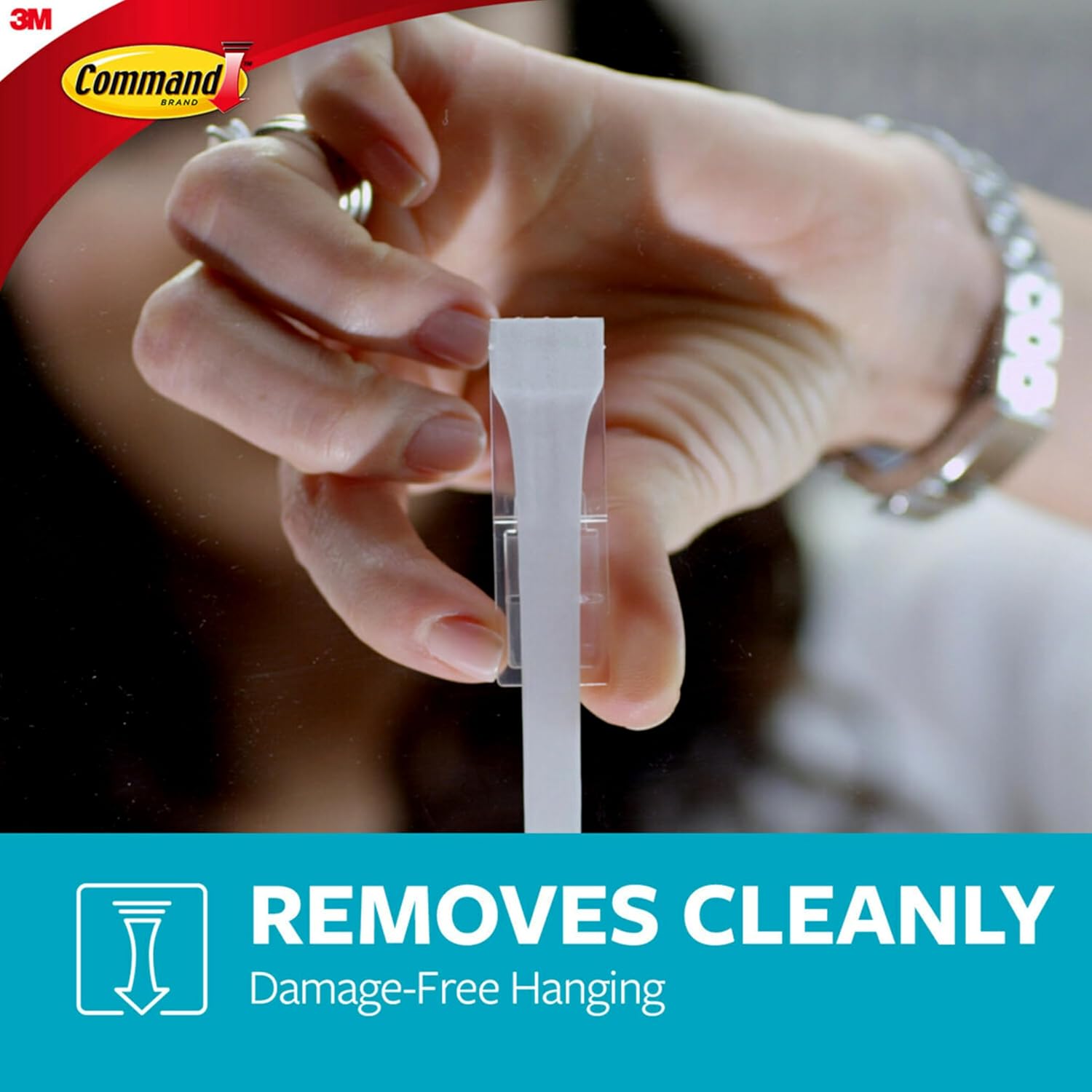 available in 1-pack and 4-pack refillable configurations for multi-hook layouts