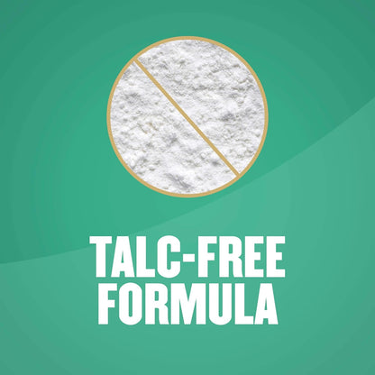 available in 10 oz single bottle or 10 oz pack of 2 with talc-free option