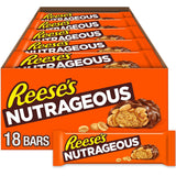 REESE'S NUTRAGEOUS Candy Bars – Bulk Birthday Gift for Mom and Her, Individually Wrapped Chocolate Peanut Butter Caramel Bars for Holiday Gift Baskets