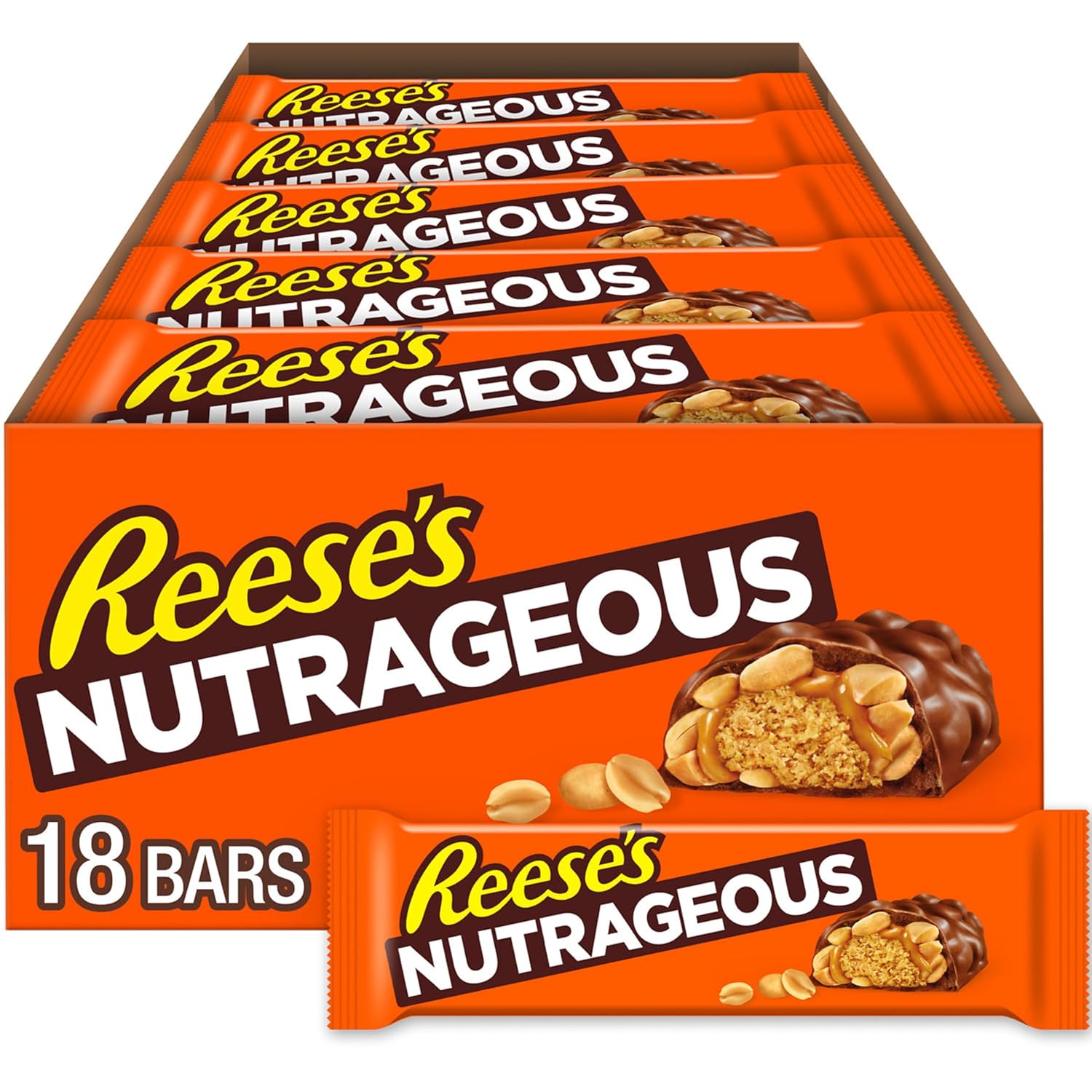 available in 18-count (1.66 oz bars) or 36-count smaller-bar bulk box, both totaling 29.88 oz