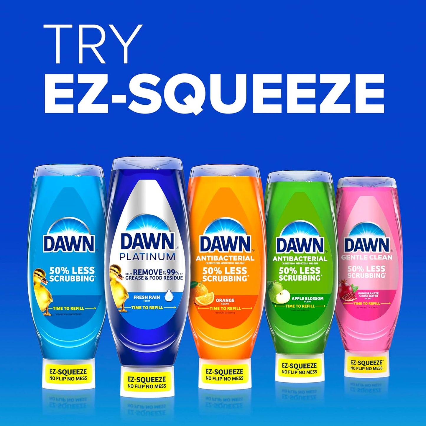 available in 27 size and pack combinations ranging from 1 fl oz to 120 fl oz