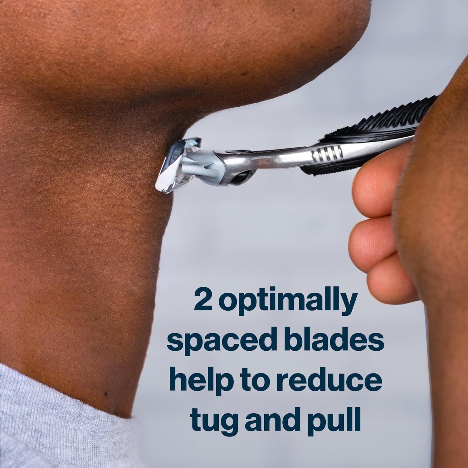 available in 4-count and 8-count refill packs, each blade lasting approximately one month