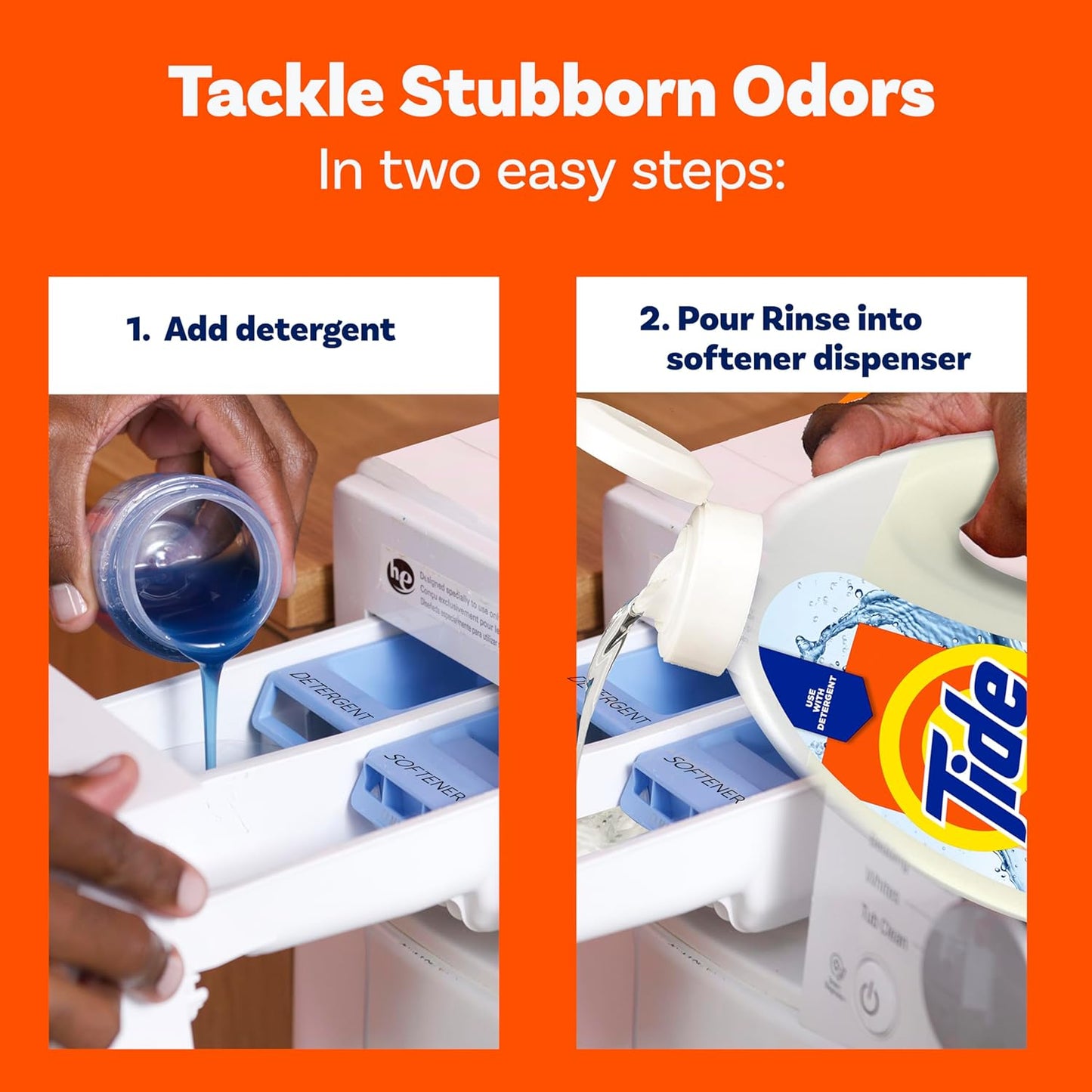 available in 48 fl oz and 62 fl oz sizes to suit household usage needs