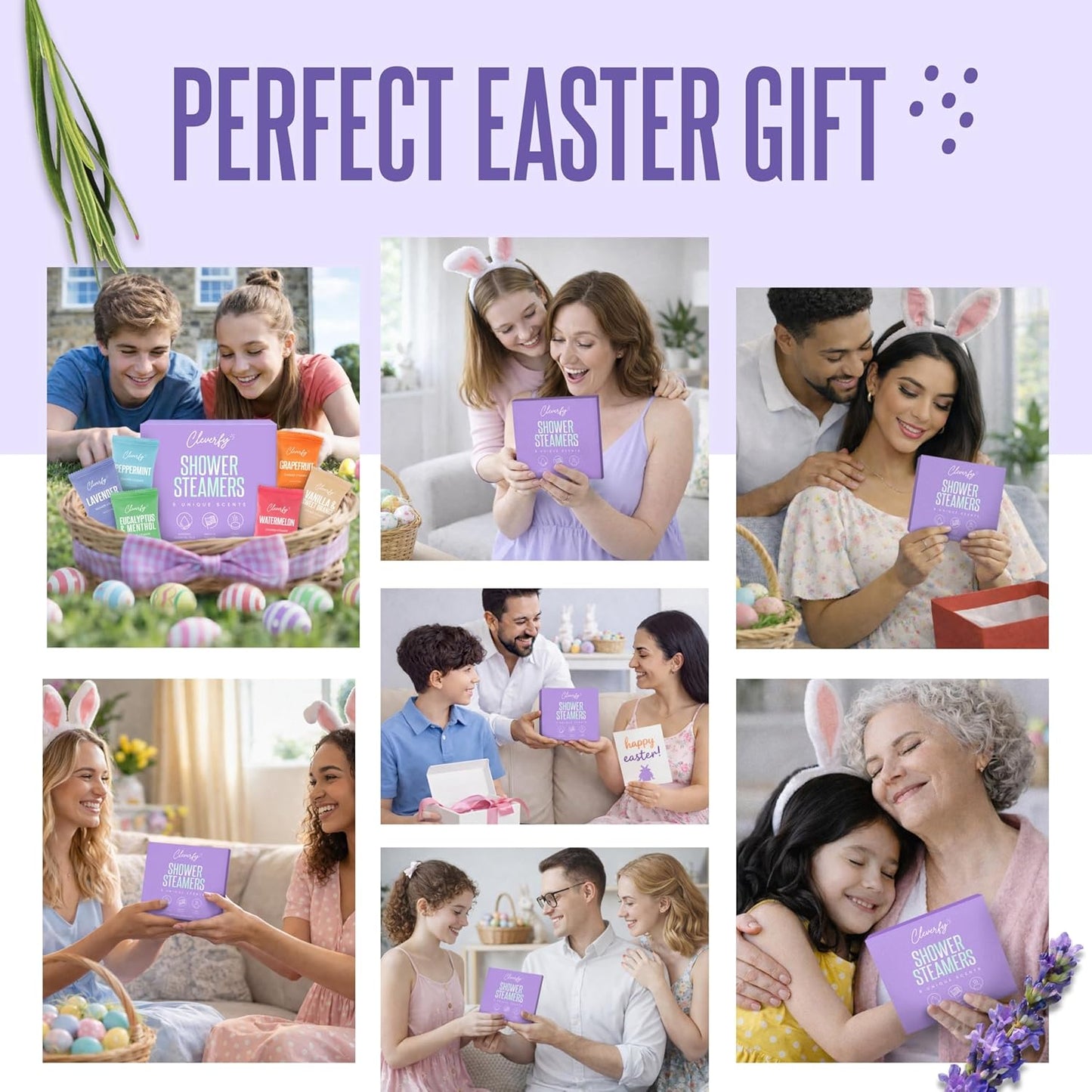 available in 6-count variety pack and 18-count single-scent or multi-scent value packs (lavender, citrus, eucalyptus & menthol)
