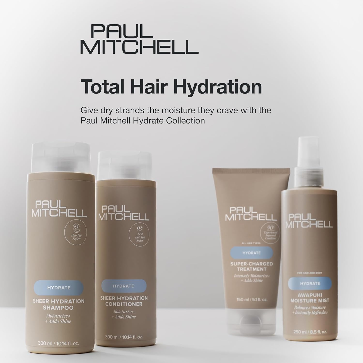available in 8.5 fl oz and 16.9 fl oz sizes to match travel vs. home routines
