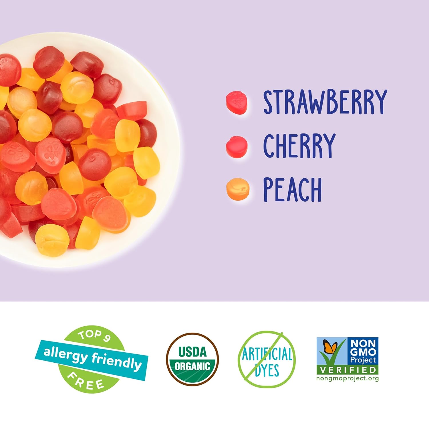 available in fruit and tropical fruit flavor varieties