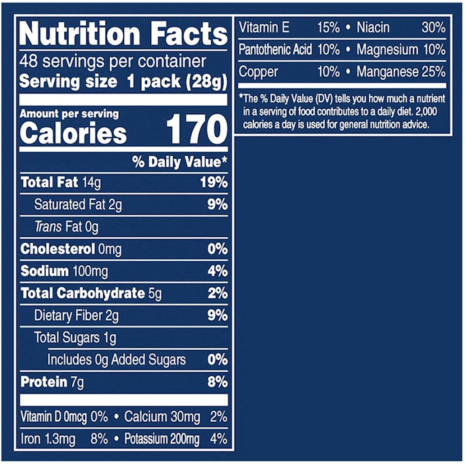 available in salt-only or mixed-variety (cashews, honey roasted) 24/36/48/192 count configurations