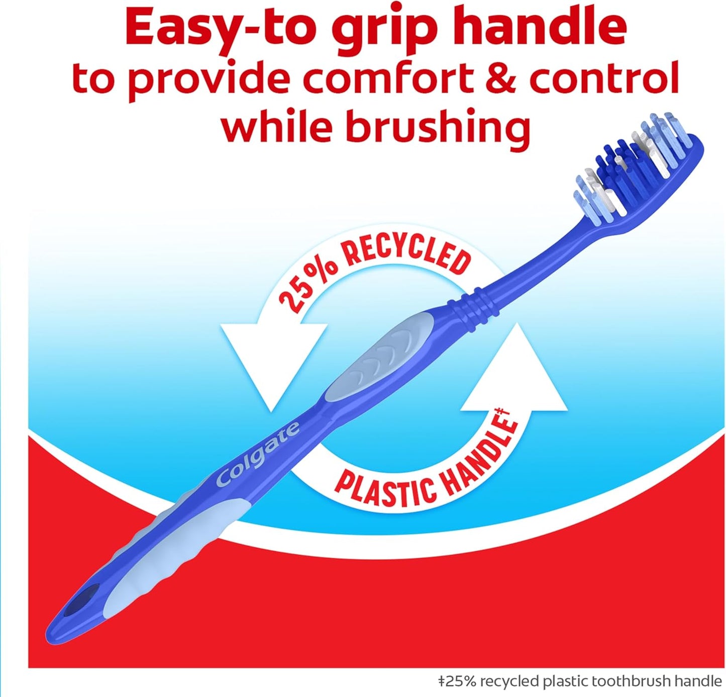 available in soft and medium bristle firmness across 3, 6, and 12-count configurations