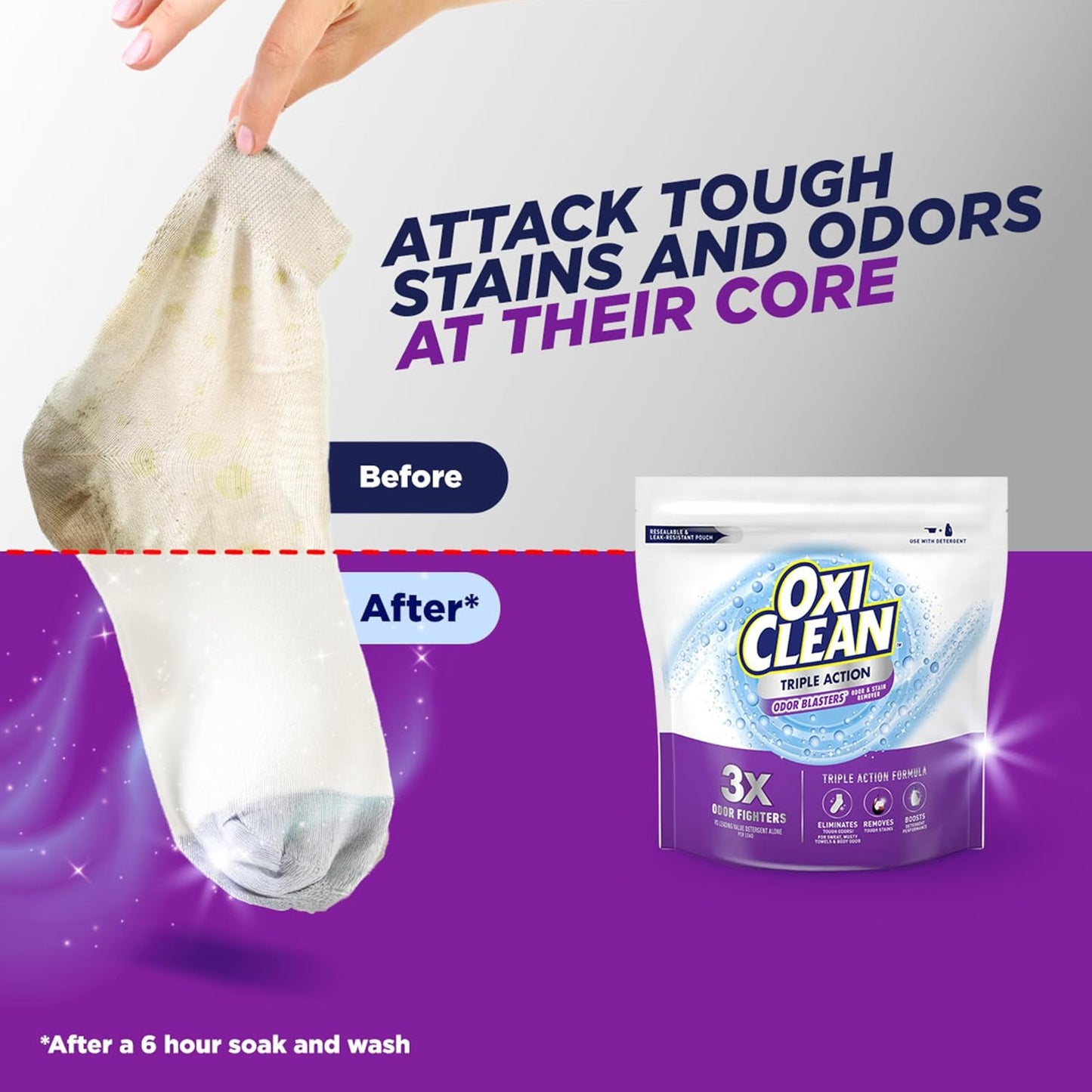 available in two sizes (64 oz and 104 oz) to fit light or heavy household use