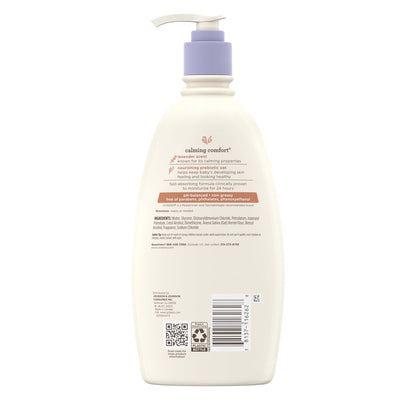 Aveeno Baby Calming Comfort Lotion – Thoughtful Baby Shower Gift for First-Time Parents, Lavender Vanilla Bedtime Set