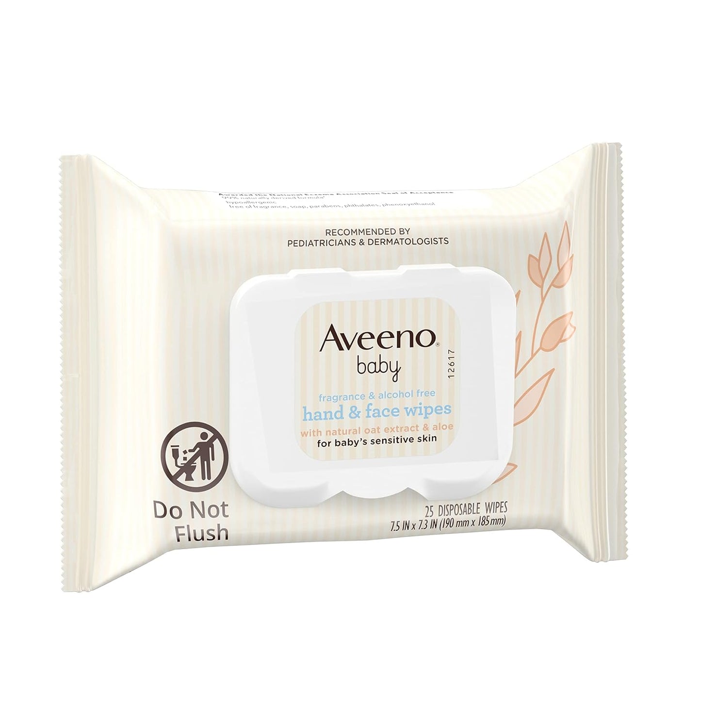 Aveeno Baby Calming Face & Hand Wipes – Gentle Skincare Ritual, Oat-Infused Soothing Formula