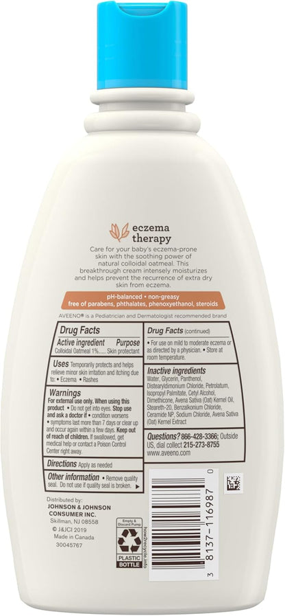 Aveeno Baby Eczema Therapy Cream – Thoughtful Baby Shower Gift for New Parents and Expectant Moms