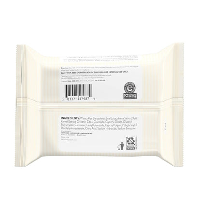 Aveeno Baby Fragrance-Free Hand & Face Wipes – Nursery-Safe Cleansing for Sensitive Skin, Pack of 4