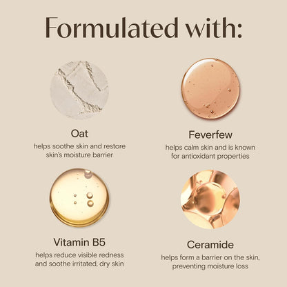 Aveeno Calm + Restore Facial Moisturizer – Dermatologist-Tested Cream for Reactive, Sensitive Skin Types, 1.7 oz