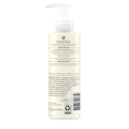 Aveeno Calm + Restore Nourishing Oat Cleanser – Fragrance-Free, Unscented Daily Face Wash for Clean Skincare