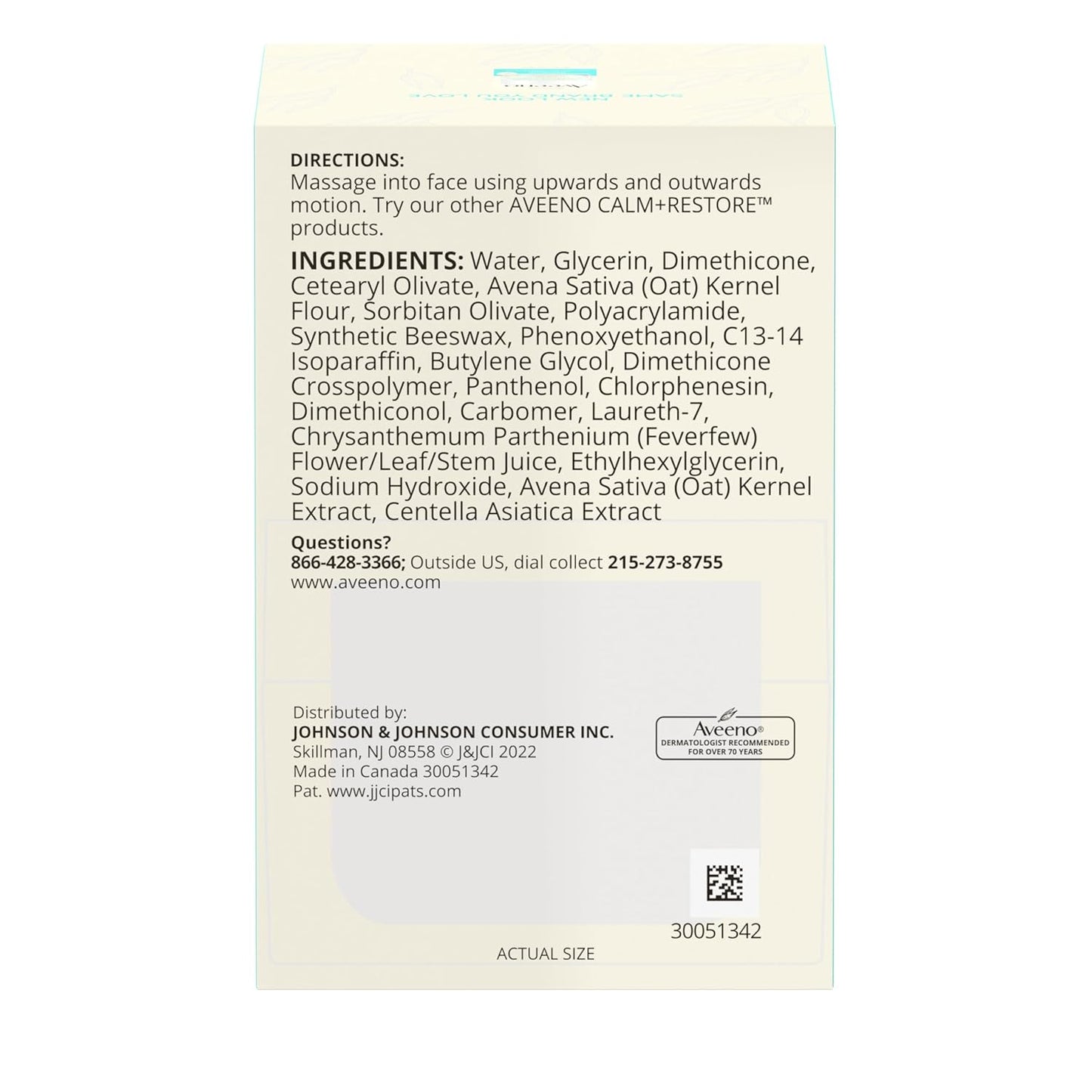 Aveeno Calm + Restore Oat Gel Moisturizer – Clean, Uncluttered Skincare for Sensitive Skin