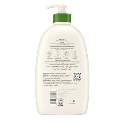 Aveeno Daily Moisturizing Lotion – Thoughtful Skincare Gift for Mom with Sensitive Skin, Fragrance-Free 33 fl oz Value Size