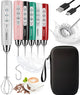 Rechargeable Frother with Bag - Silver