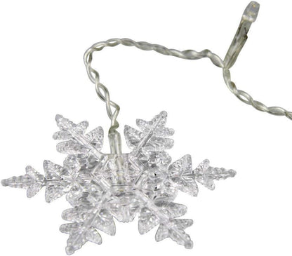 Avoalre Snowflake Fairy Lights 11.5ft – Living Room Ambiance Accent for Cozy Nights