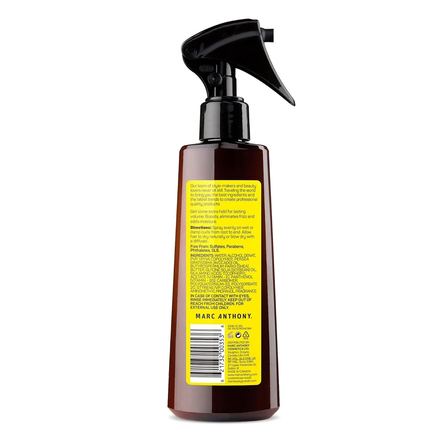 avocado oil, shea butter, and soybean oil blend for moisture and softness