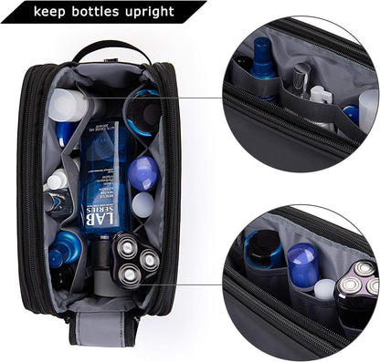 back panel with elastic band and zippered organizer pockets