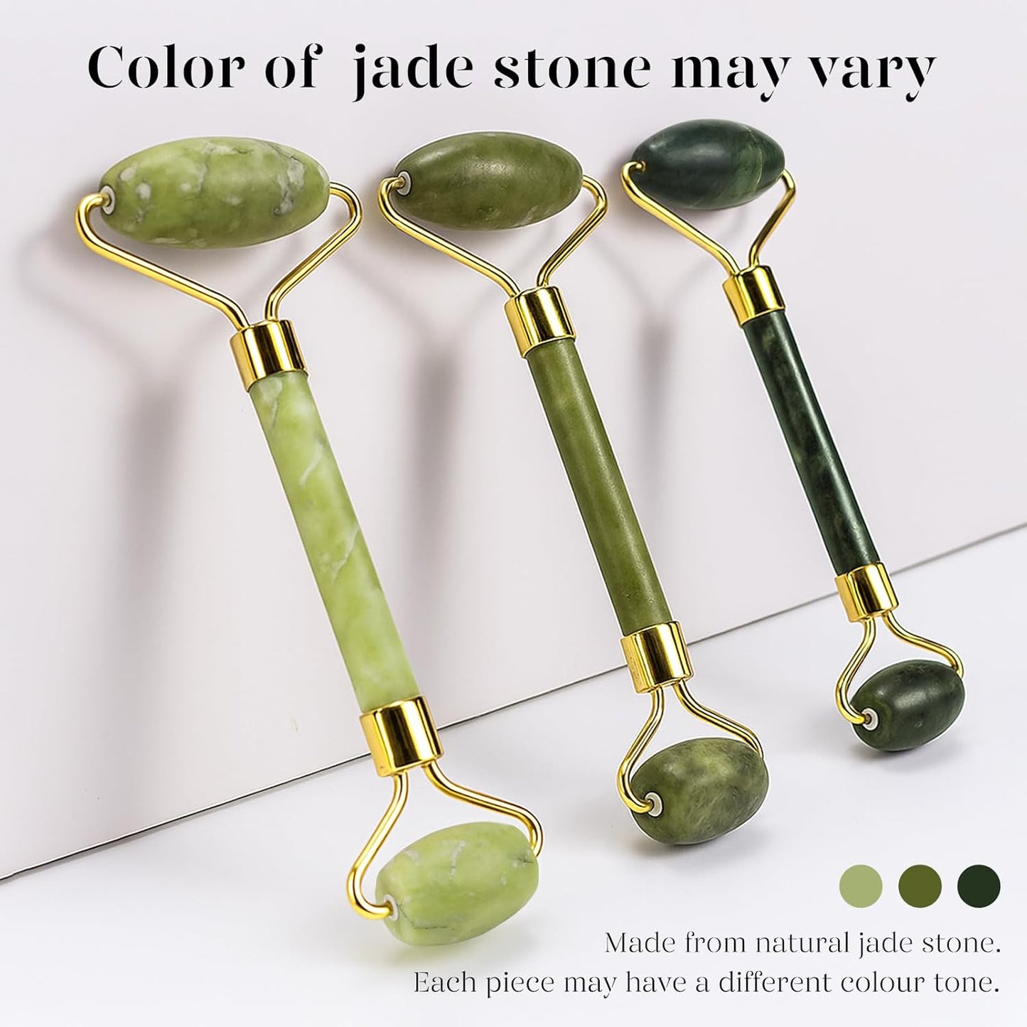 BAIMEI IcyMe Jade Roller and Gua Sha Set – Thoughtful Housewarming Gift for Women, Elegant Self Care Box