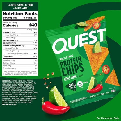 baked tortilla-style chip with no frying required