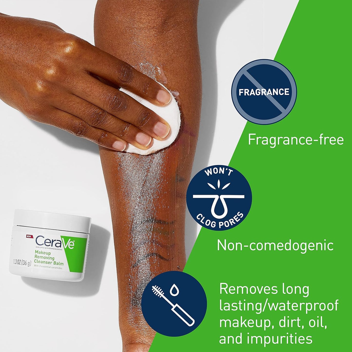 balm-to-oil texture that rinses clean with no greasy residue