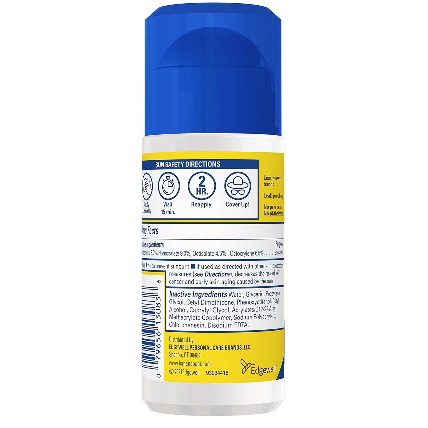 Banana Boat Kids Roll-On Sunscreen SPF 60 – Mess-Free Sun Protection for Children's Beach & Pool Days