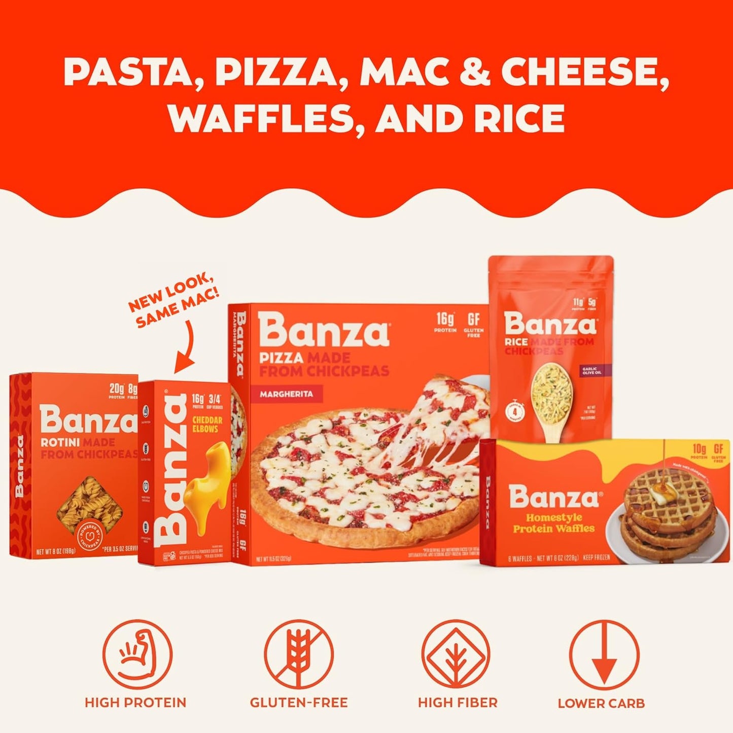 Banza Chickpea Pasta Variety Pack – High-Protein Wellness Pantry Staple for Mindful Meal Prep