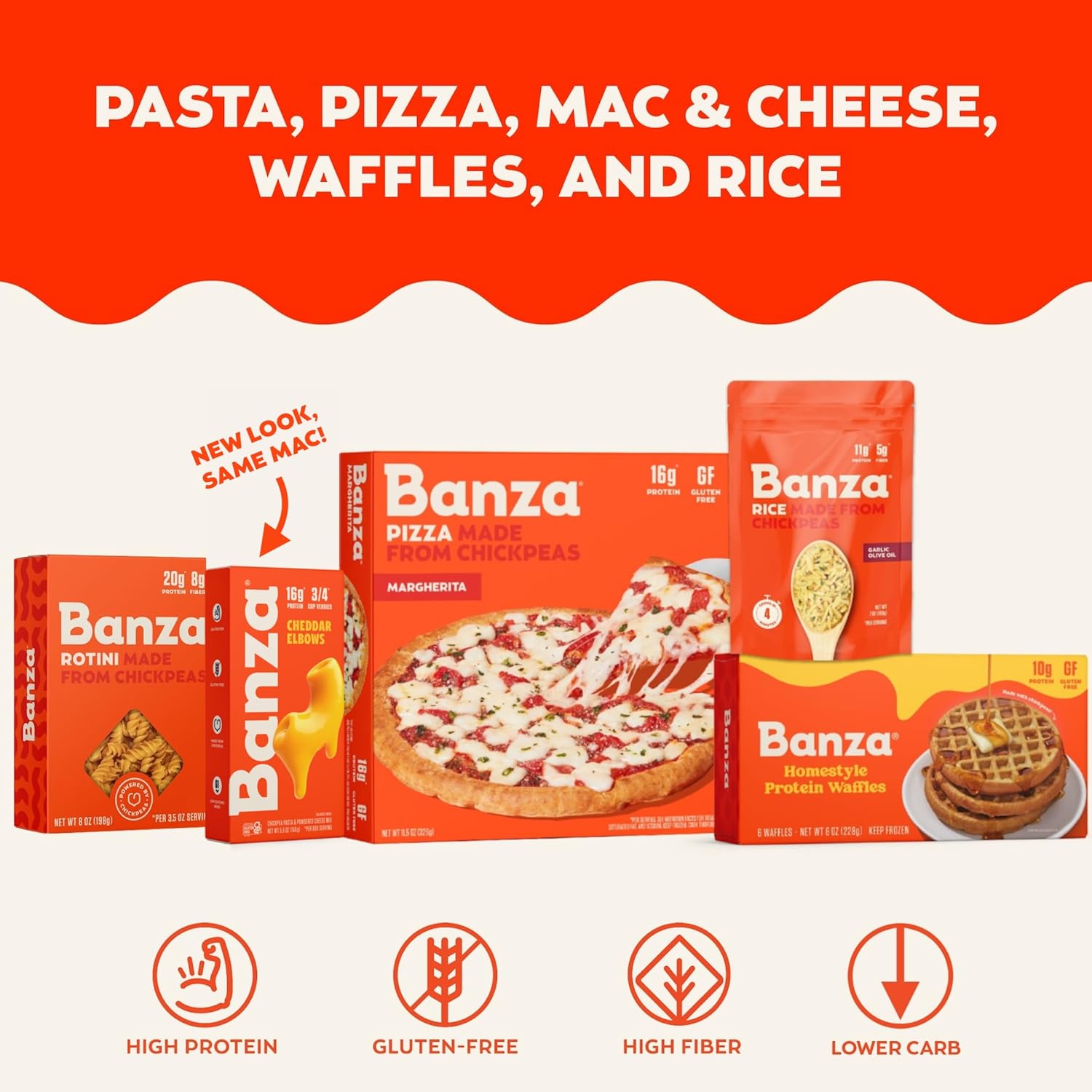 Banza Chickpea Pasta Variety Pack – High-Protein Wellness Pantry Staple for Mindful Meal Prep