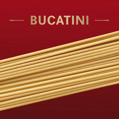 Barilla Al Bronzo Bucatini – Allergen-Friendly Italian Pasta for Clean-Eating Households, Non-GMO Durum Wheat, Lactose and Nut Free