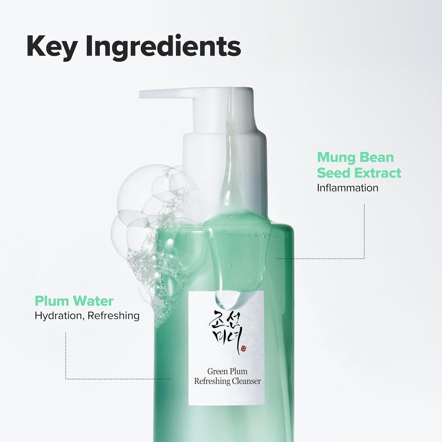 Beauty of Joseon Green Plum Refreshing Cleanser Gel – K-Beauty Birthday Gift for Her, Gentle Daily Korean Skincare Pick
