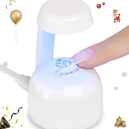 Beetles Mini UV LED Nail Lamp – Portable Gel Curing Light for Patio Manicure Sessions and Open-Air Touch-Ups