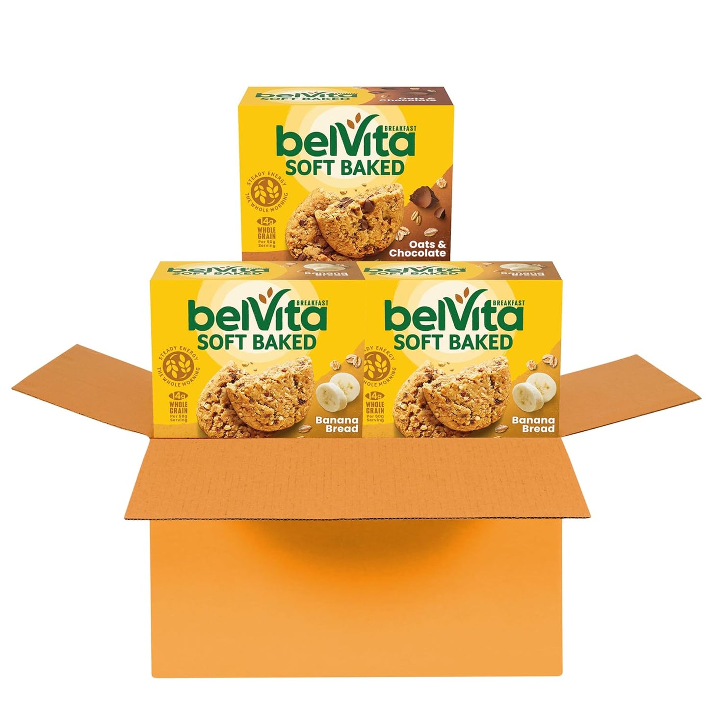 belVita Soft Baked Breakfast Bars Variety Pack – Clean-Label Morning Fuel for Health-Conscious Routines